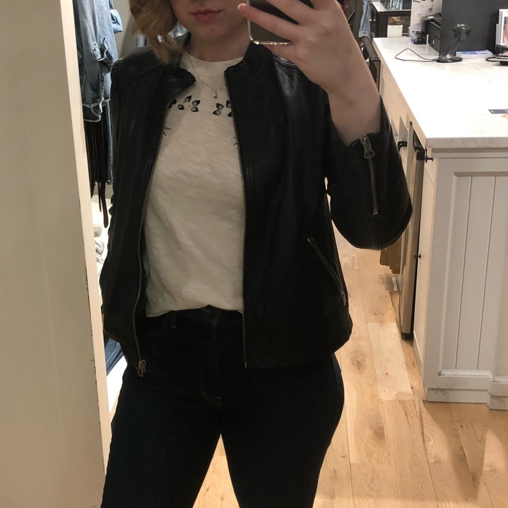 Lucky Brand Black Leather Jacket